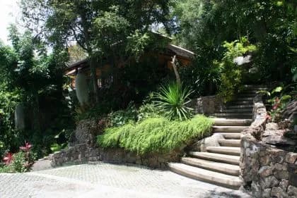Entrance to main villa