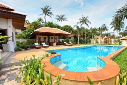 Pool and garden