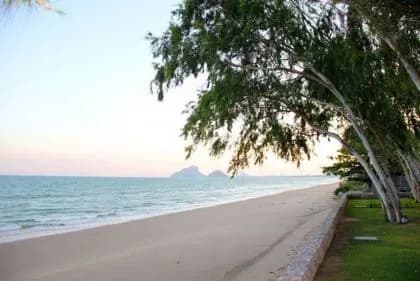 Perfect untouched beach walking distance away