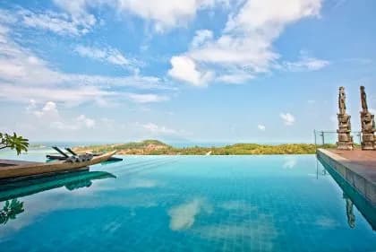 Amazing Infinity Pool with some of the best views on Samui