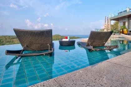 Amazing Infinity Pool with some of the best views on Samui