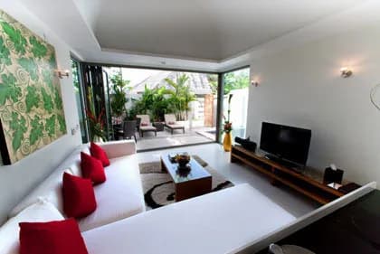 Living room One Bedroom Modern Villa