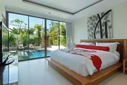 Master bedroom Two Bedroom Modern Villa