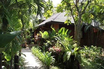 Villa from garden