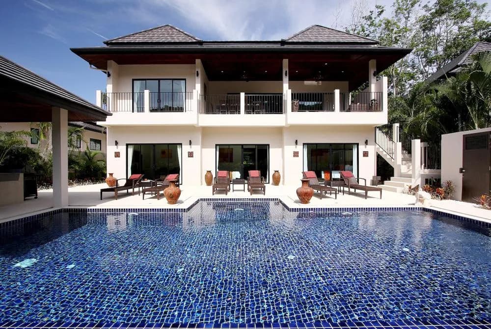 The villa is built on two floors, and is complete with 10 x 5 metre swimming pool